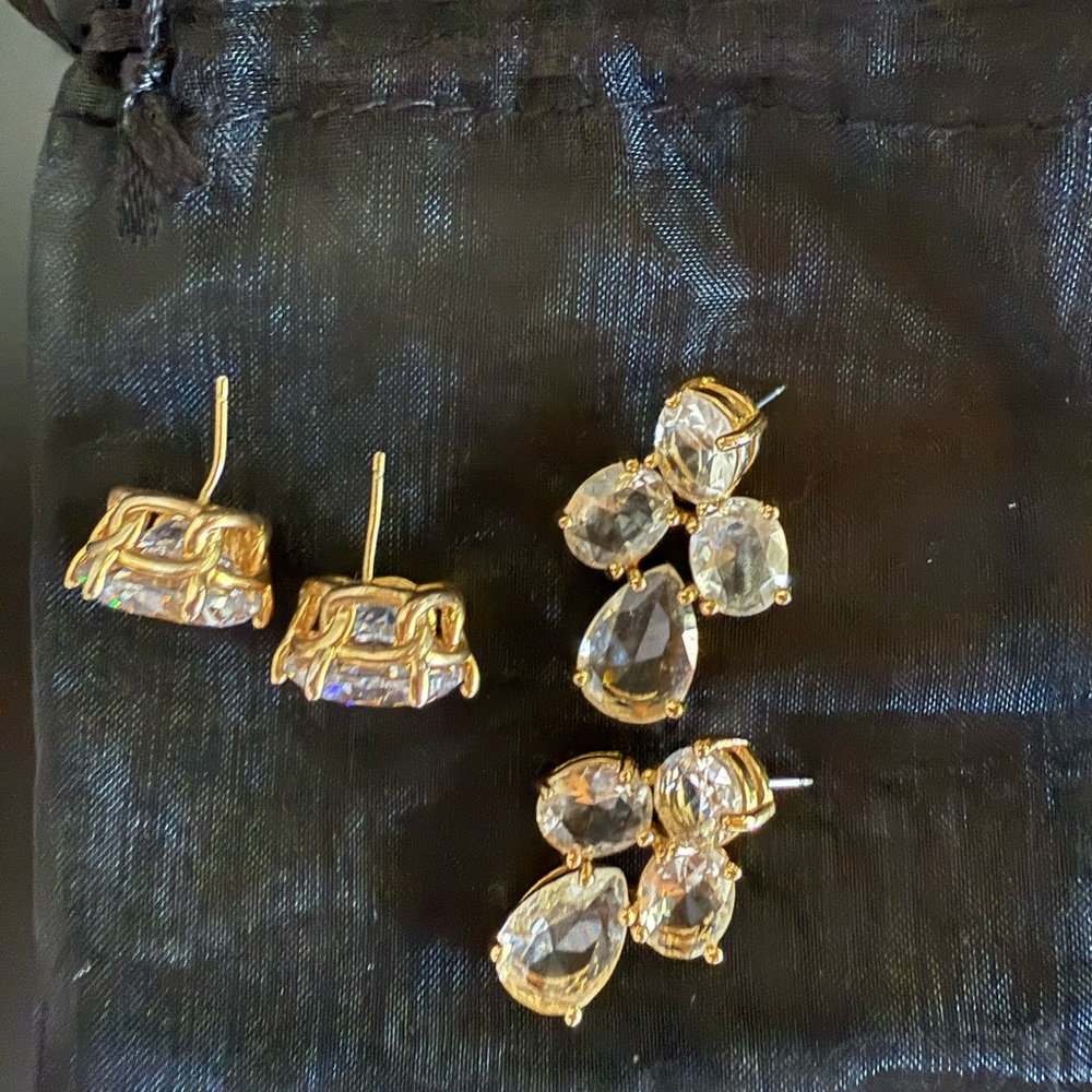Pair of two “gold” earrings